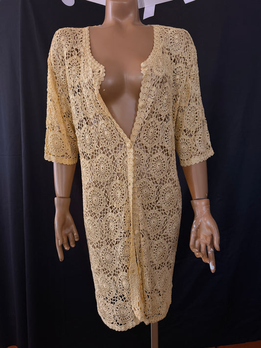 Yellow Crochet Top/Dress