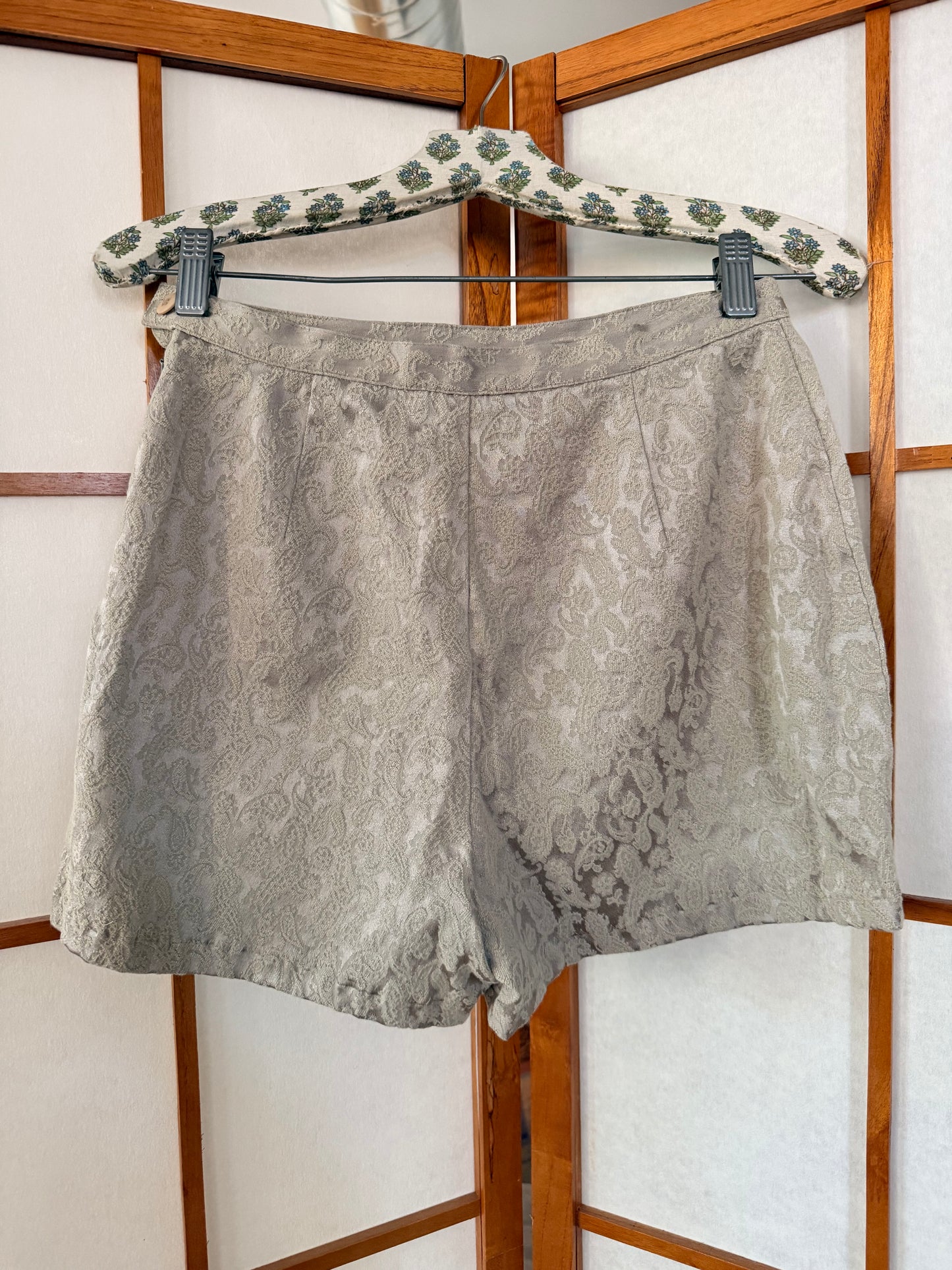 Paisley Tan Shorts