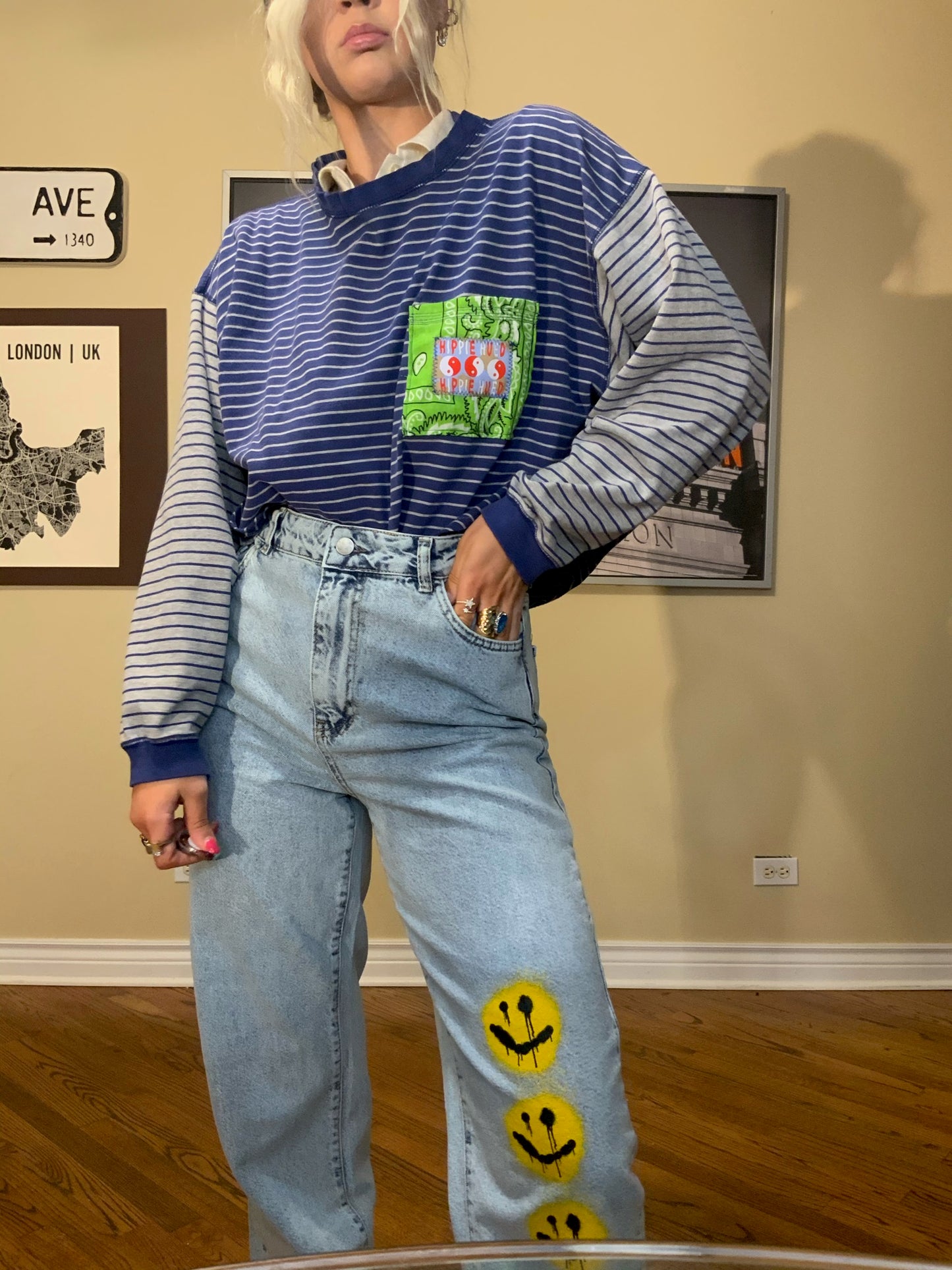 Smiley Face Jeans