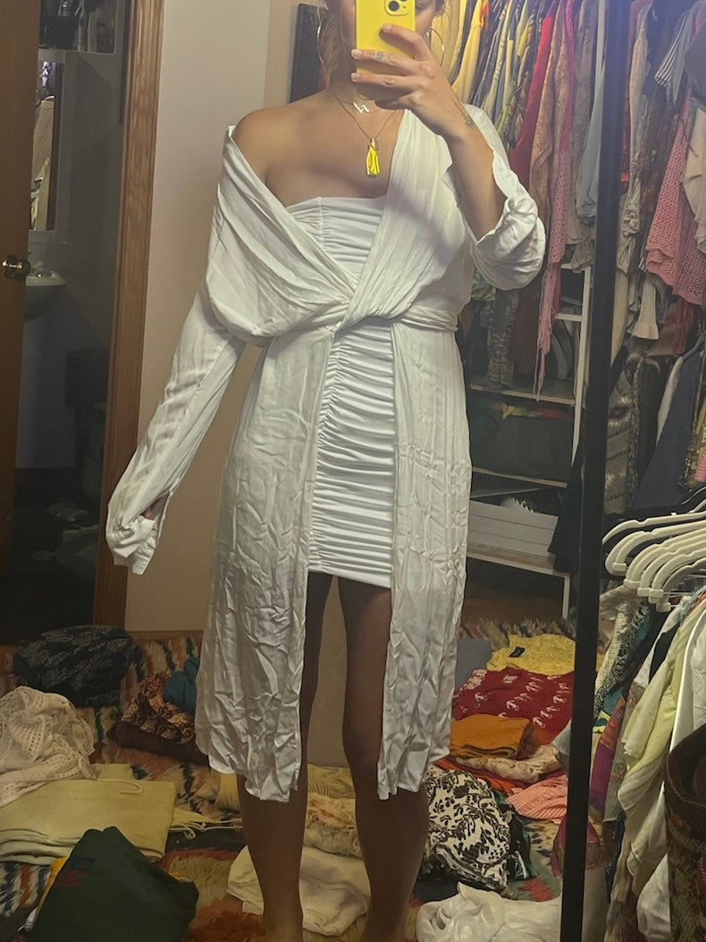 White Long Blouse