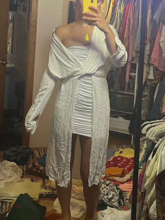 White Long Blouse