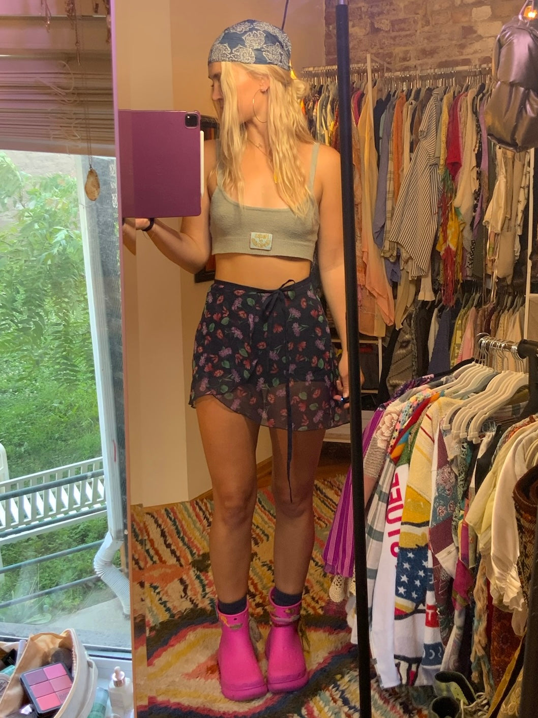 Wrap Sheer Skirt