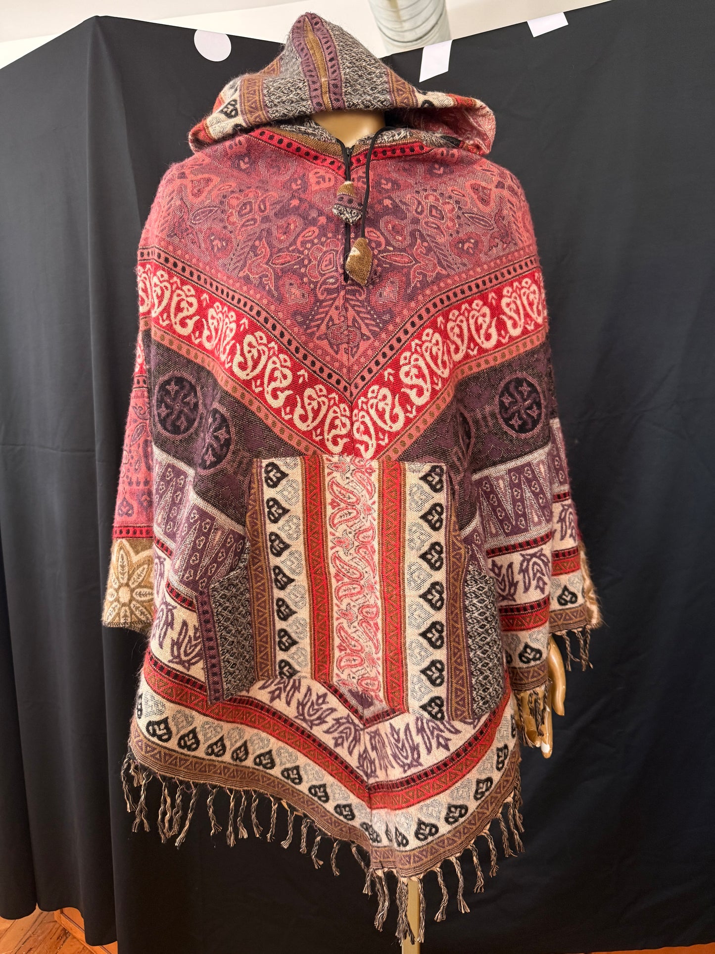 Soft Pink Poncho