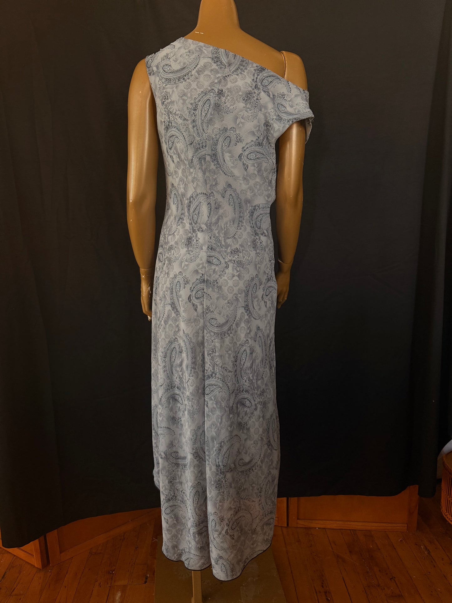 Blue Paisley Dress