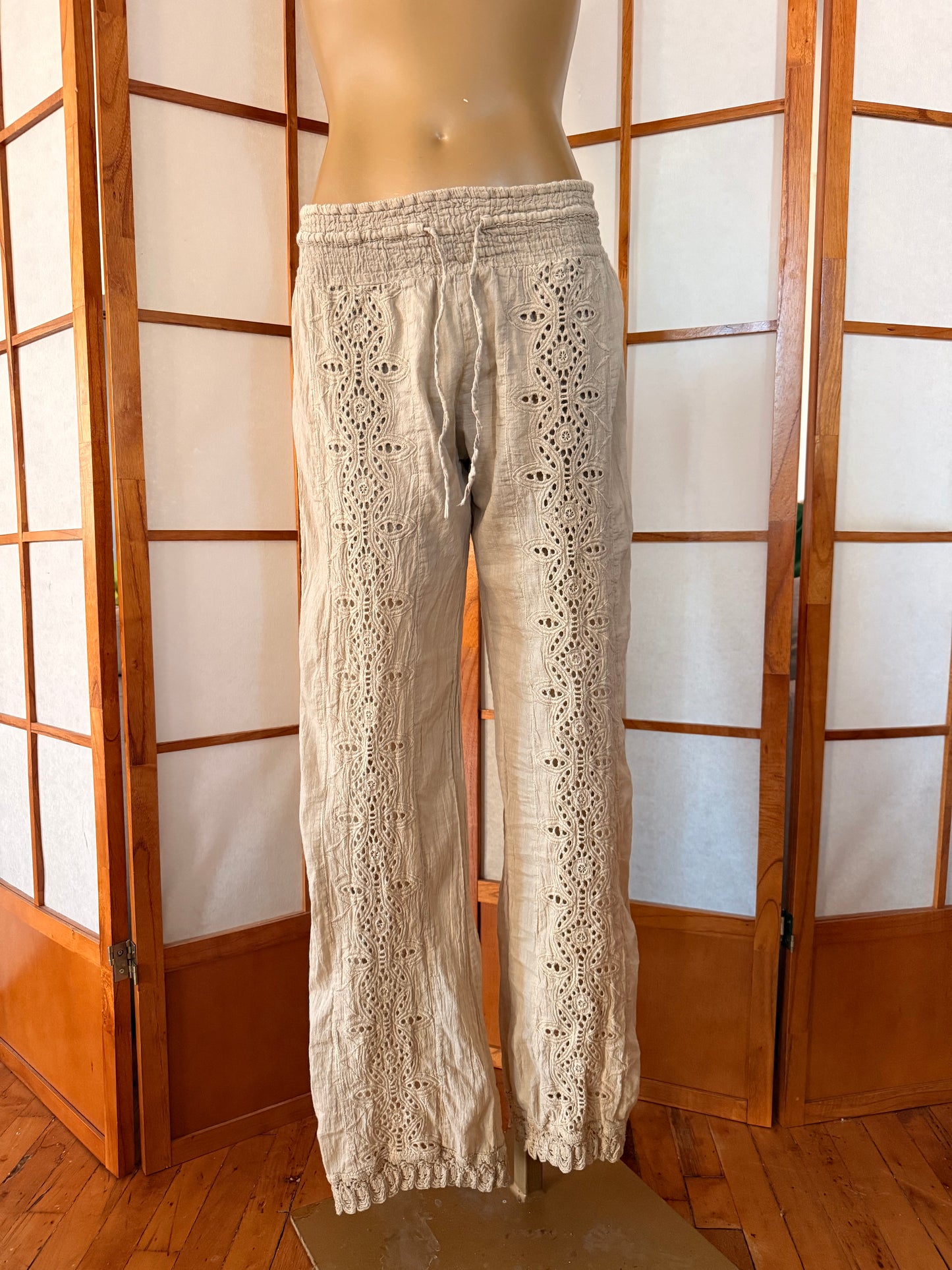 Tan Beach Pants