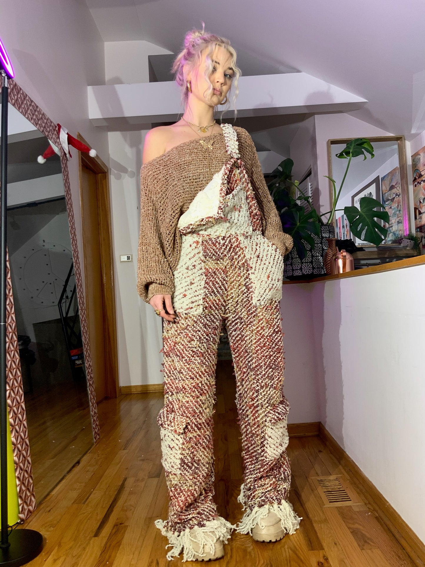 Free People Brown Crochet Top