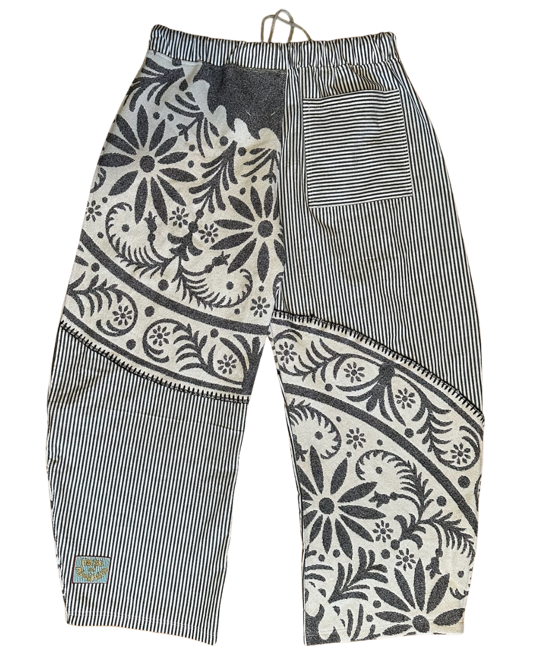 Reclaimed Blue Barrel Pants
