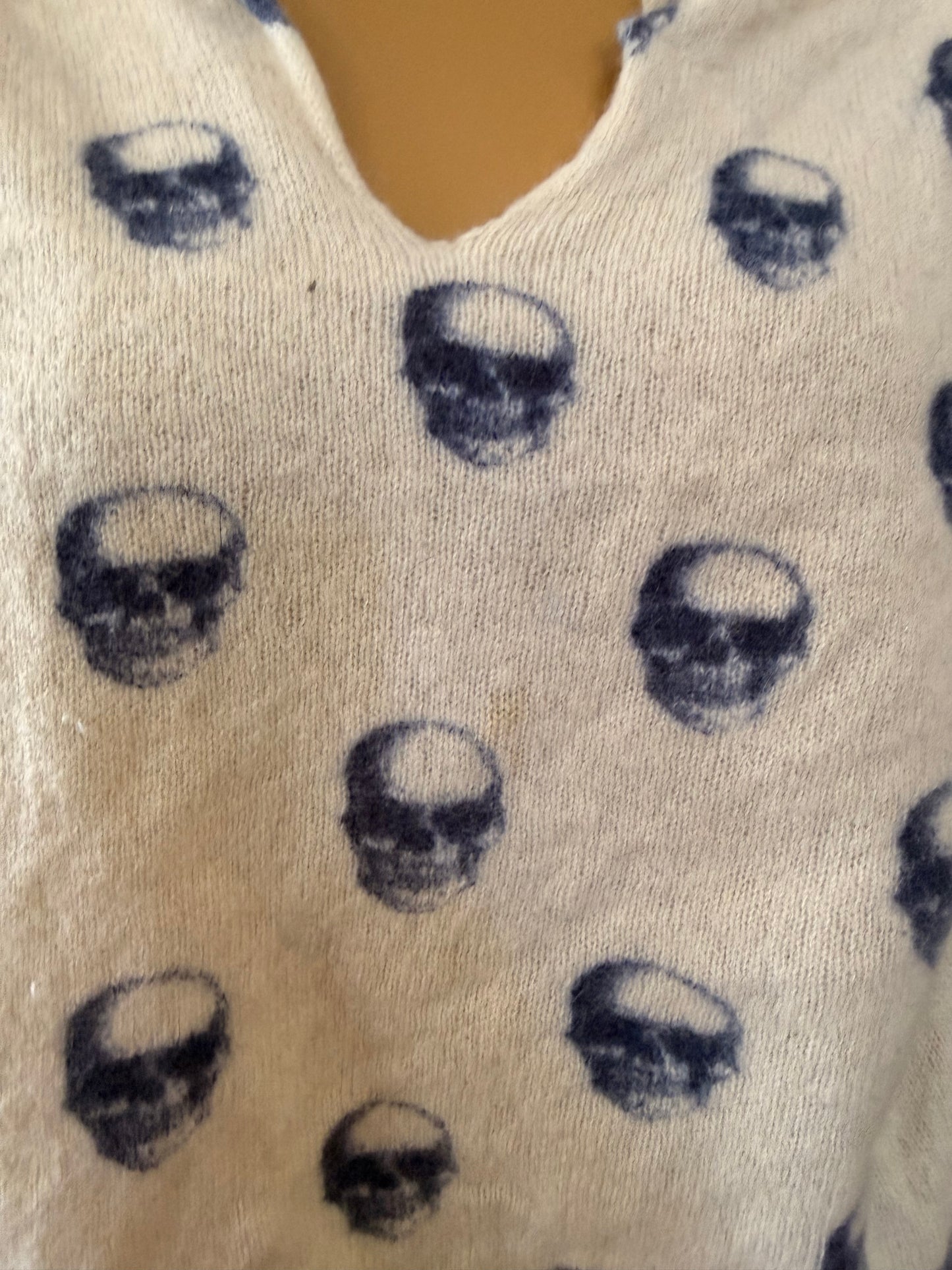 Skull Cashmere Top