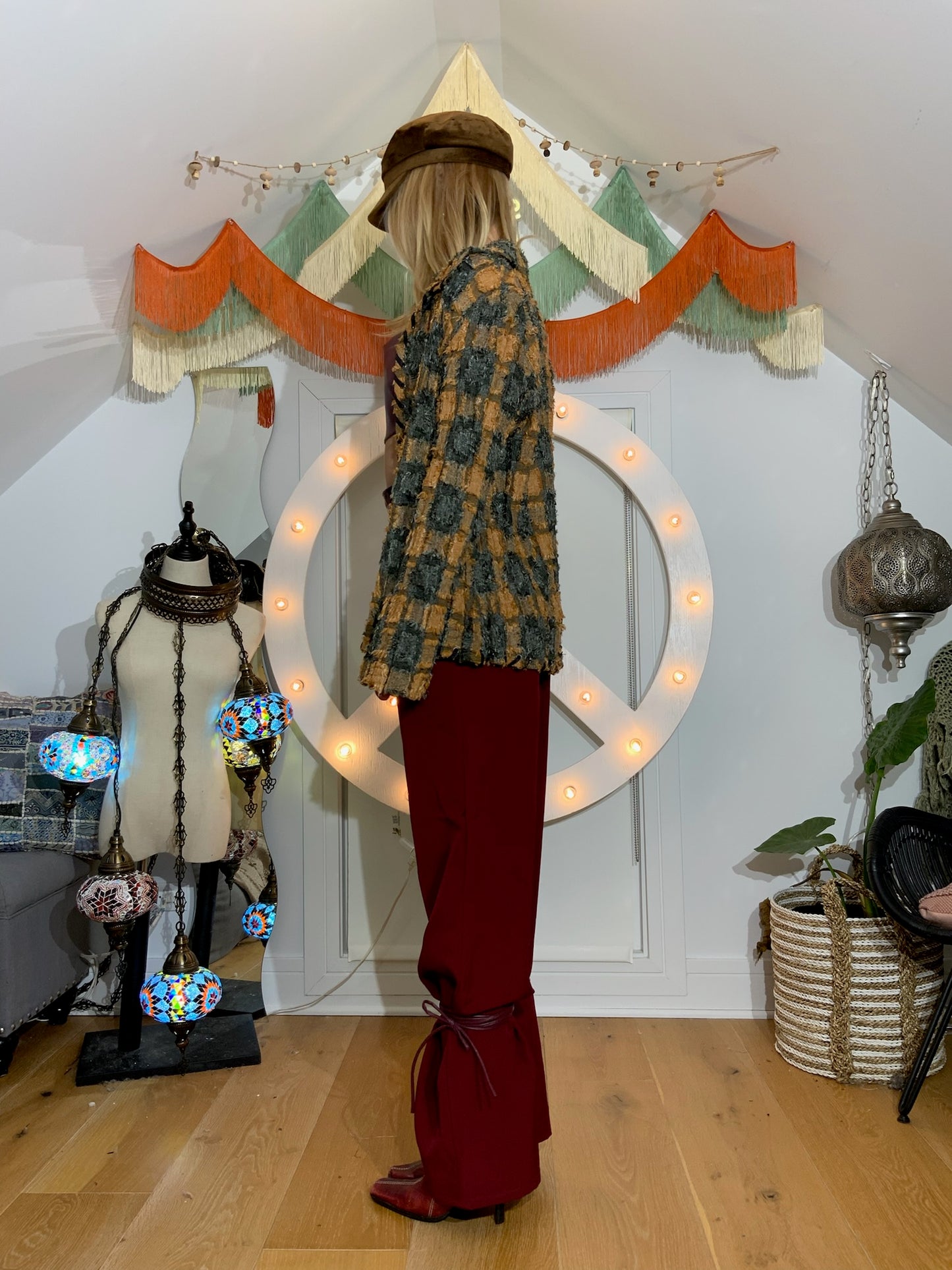 Checkered Blazer