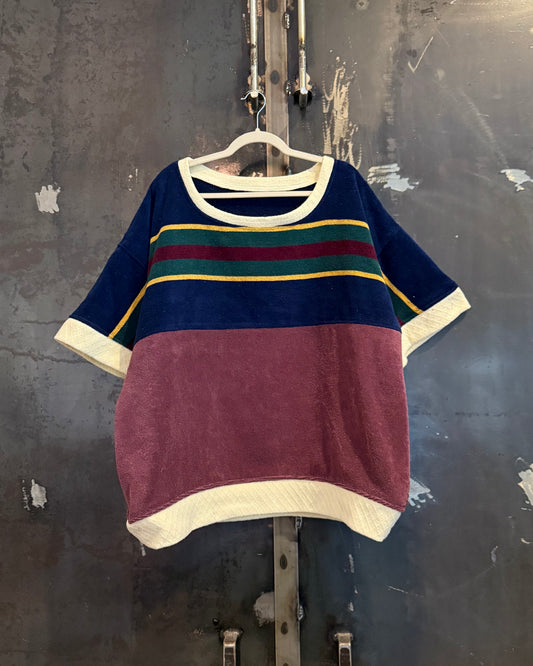 Reclaimed Stripe Rhythm Sweat-T