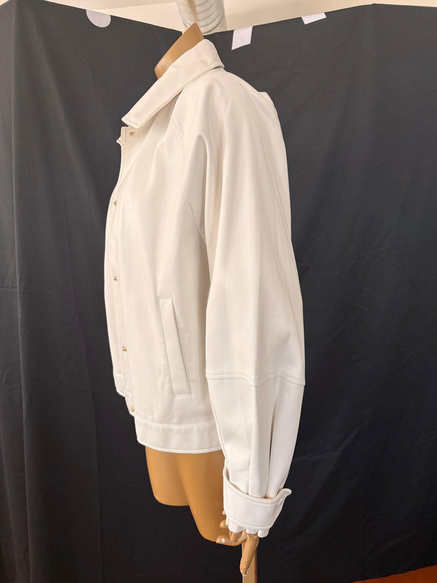 White Leather Jacket