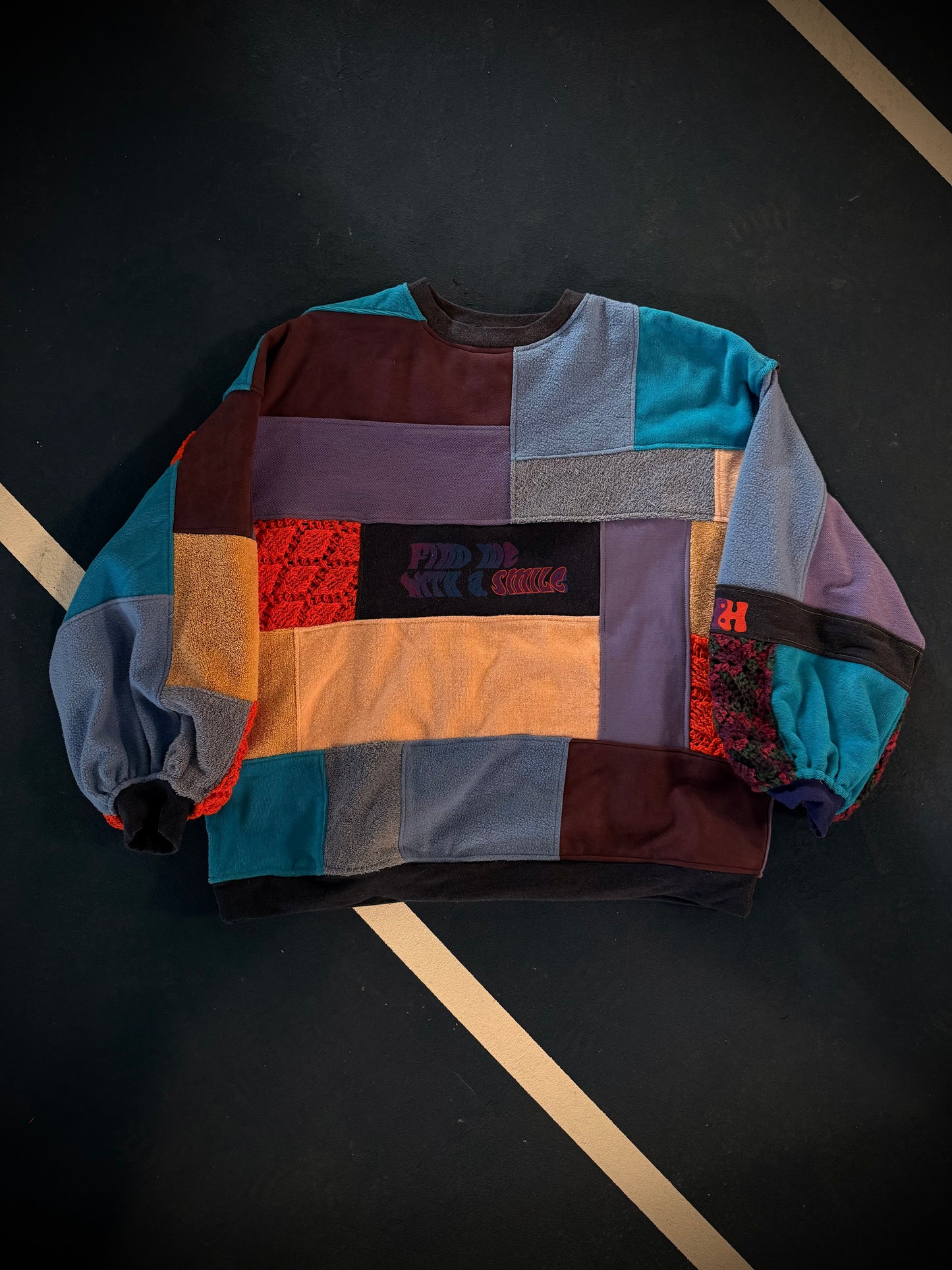 Reclaimed Find Me With a Smile Crewneck