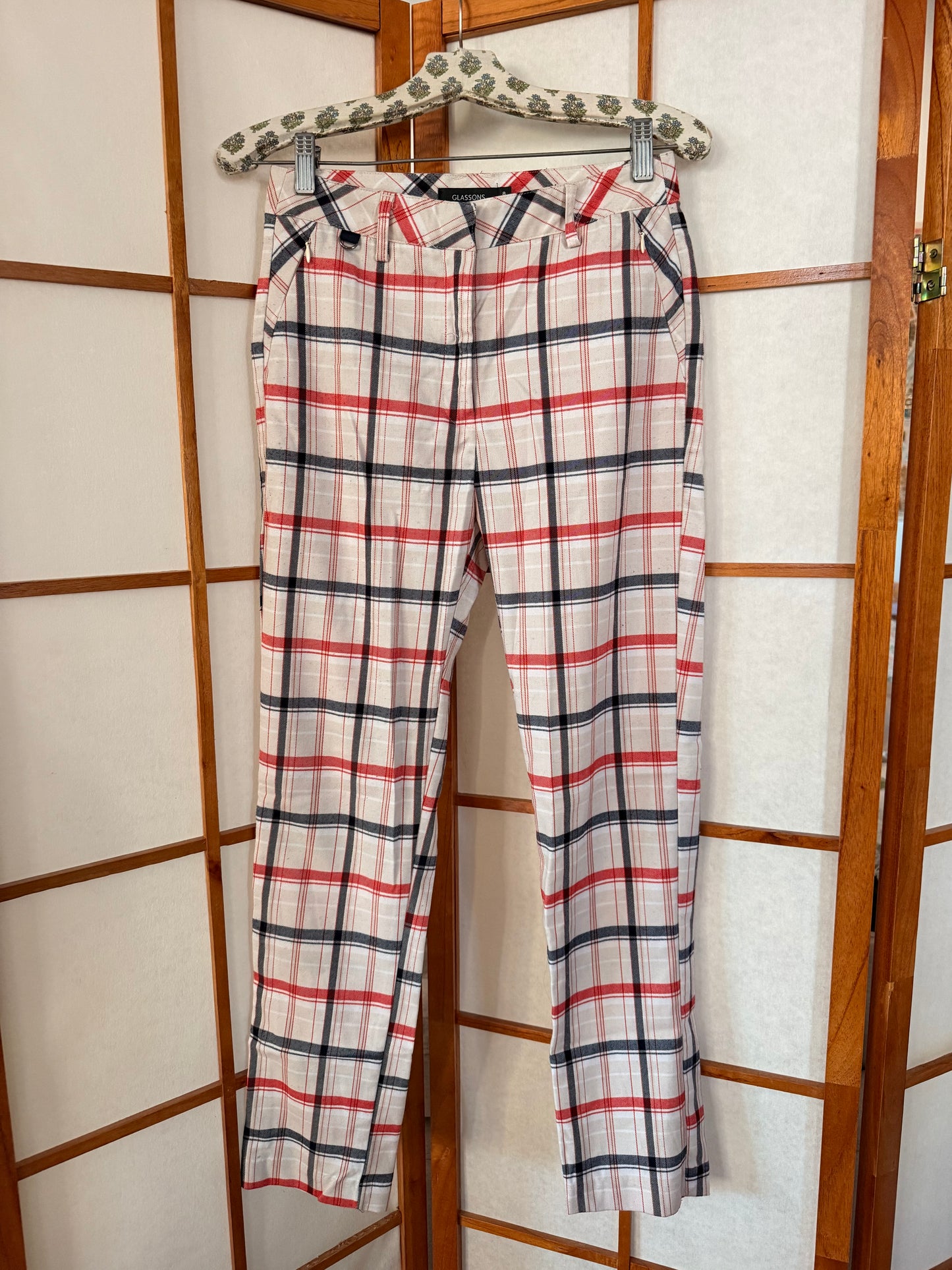 Plaid Tight Pants