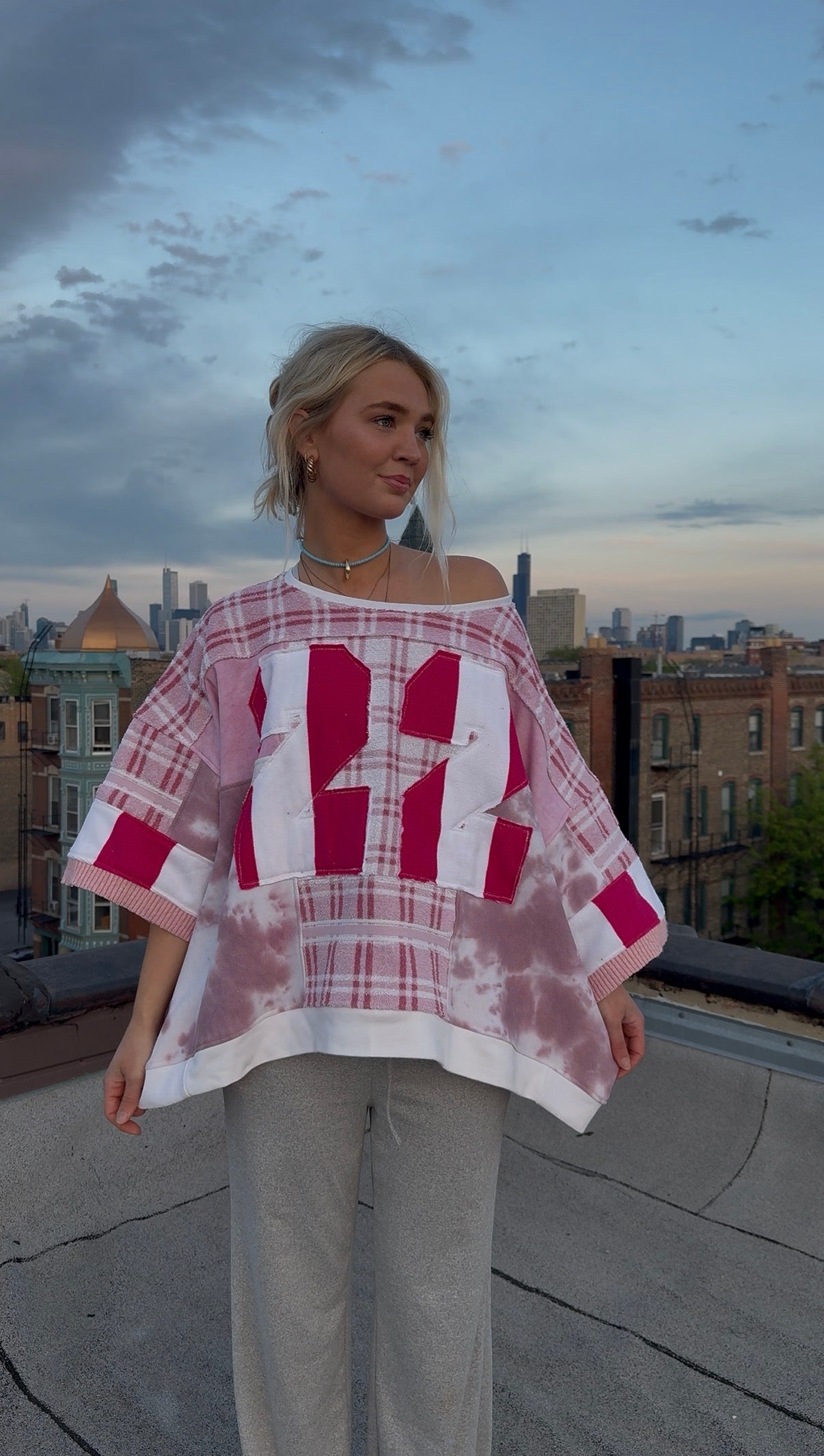Reclaimed Pink Team Tunic