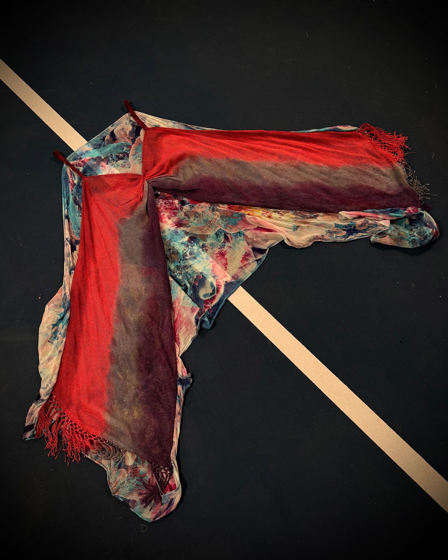 Reclaimed Hyperspace Cruise Scarf Top