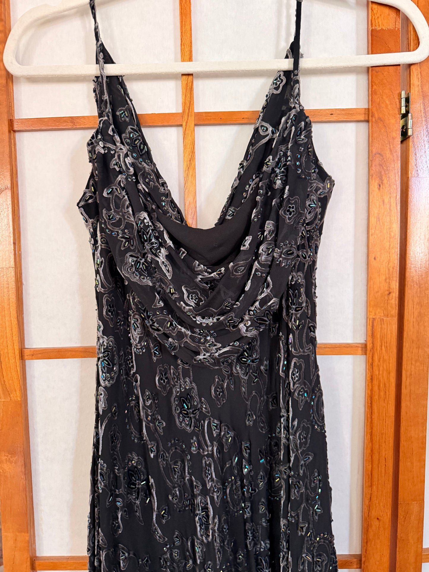 Black Beaded Dress