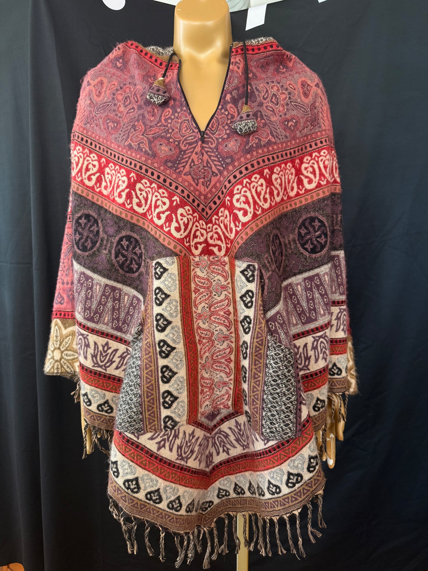 Soft Pink Poncho