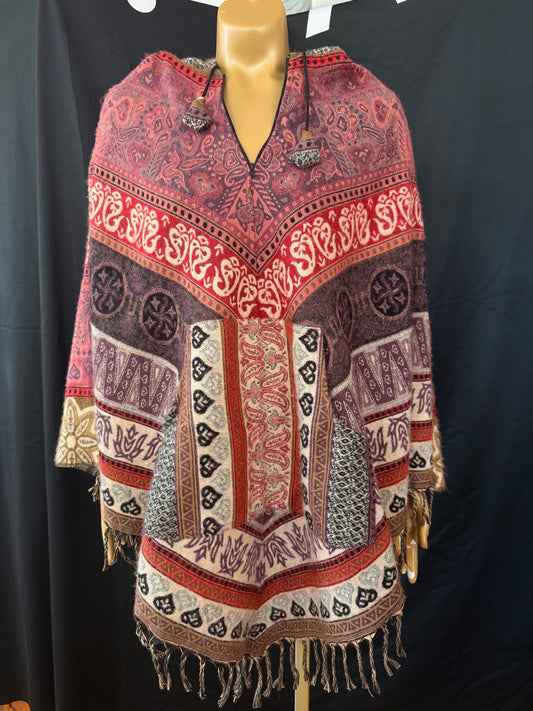 Soft Pink Poncho