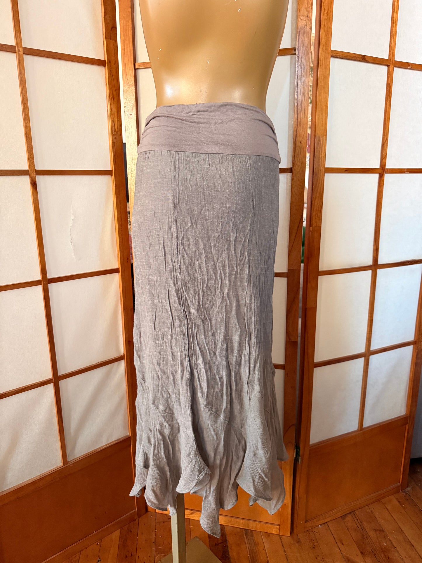 Beige Maxi Skirt