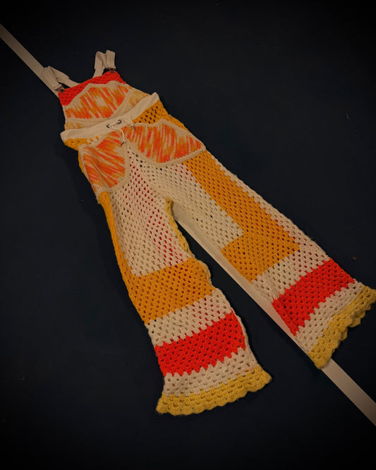 Reclaimed Walk to the Sun Crotchet Overalls