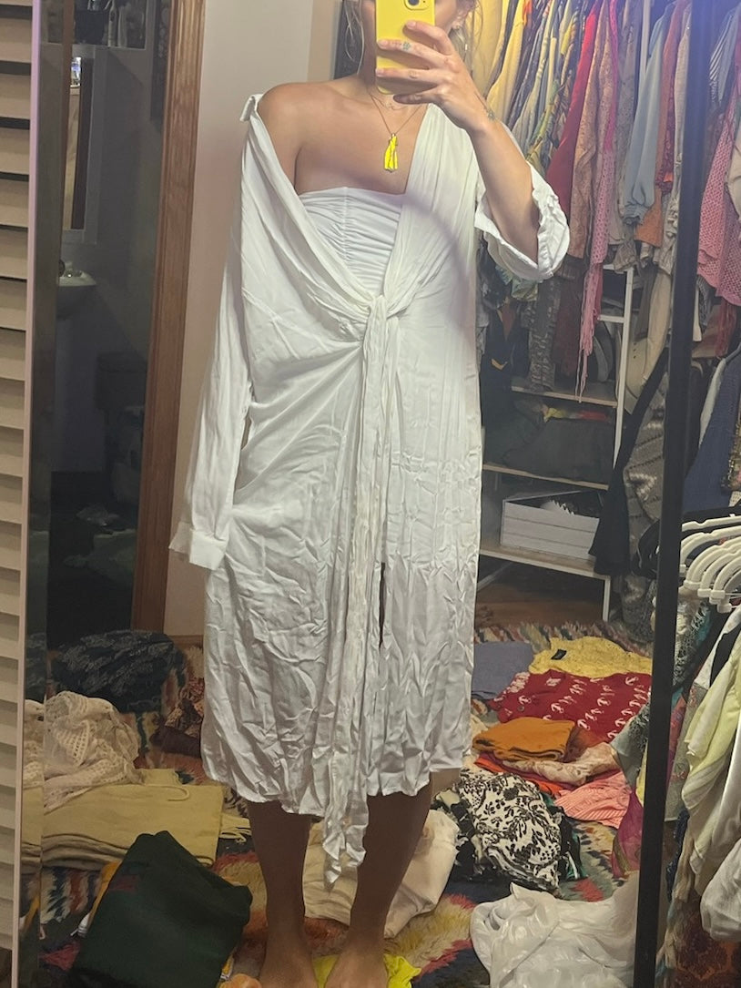 White Long Blouse