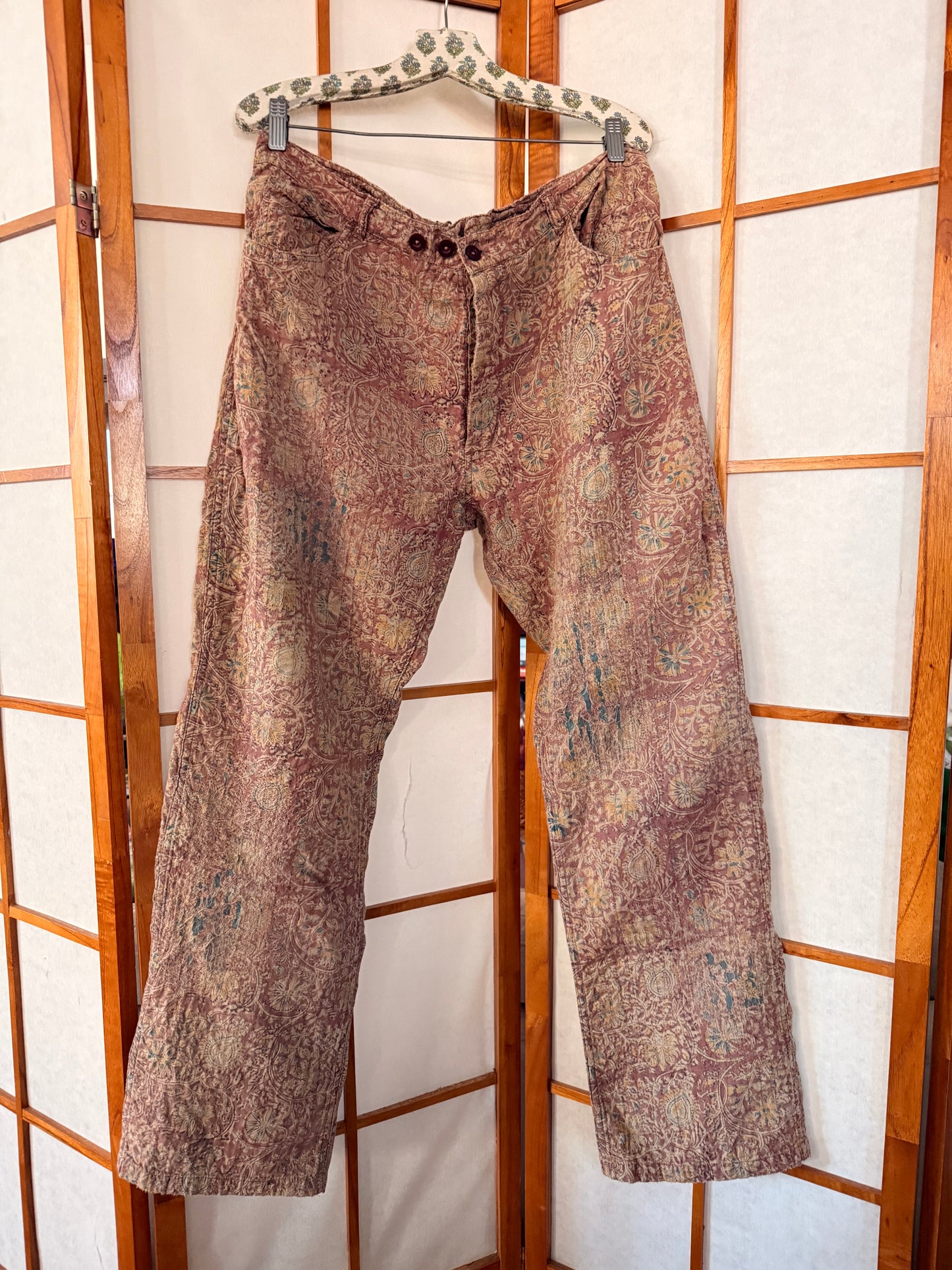 Magnolia Pearl Block Print Trouser Pants