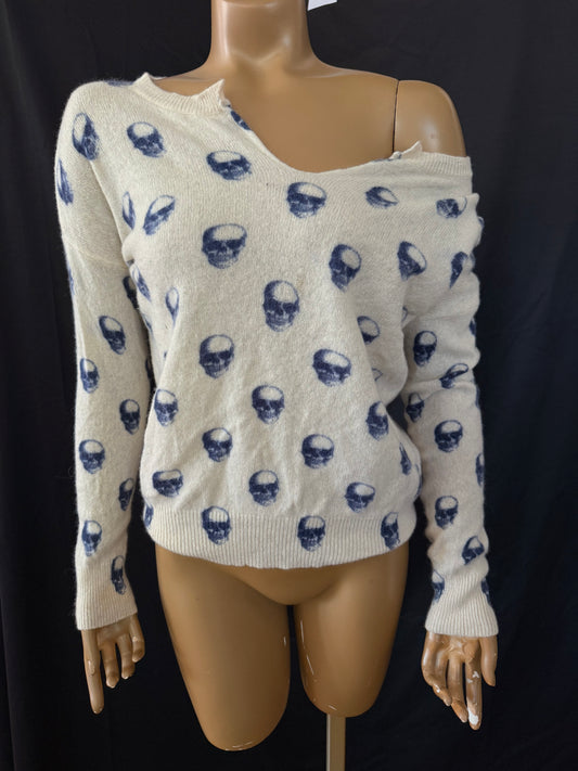 Skull Cashmere Top