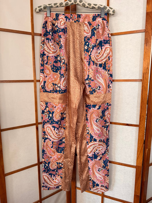 Paisley Satin Pants