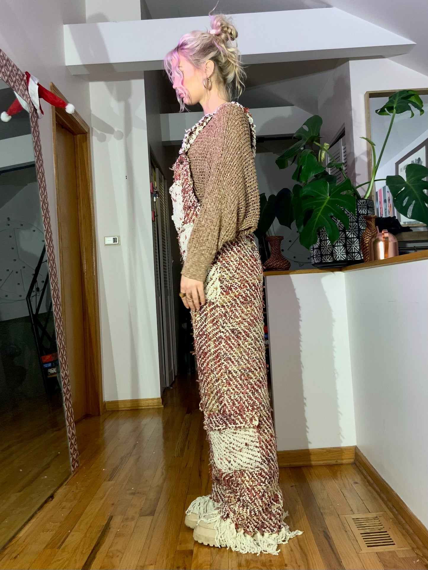Free People Brown Crochet Top