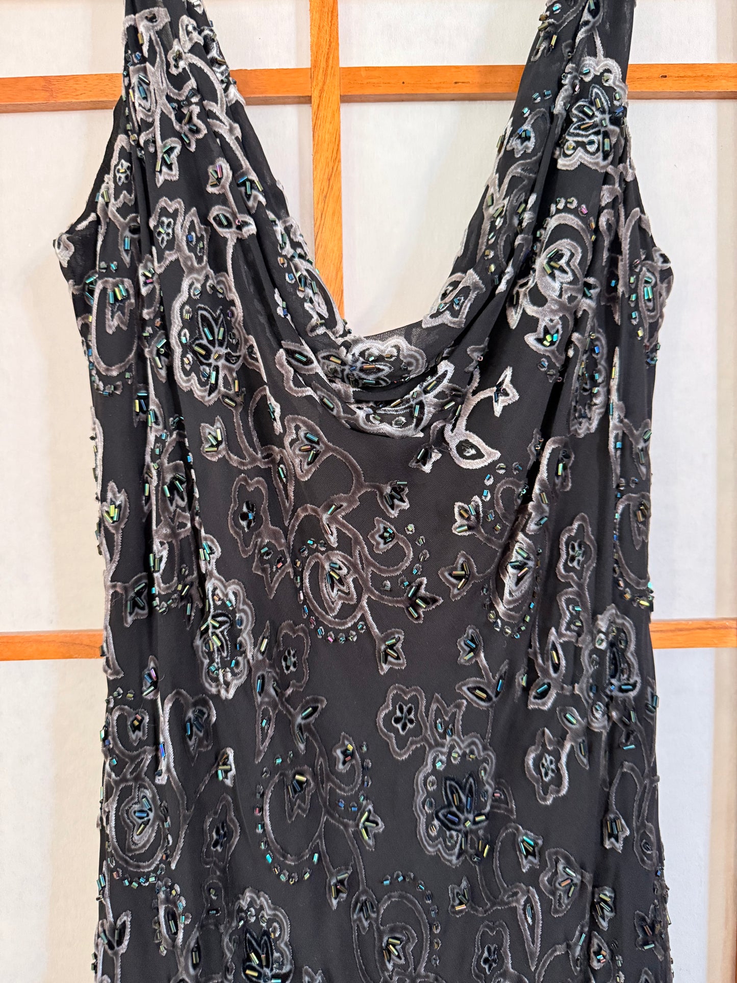 Black Beaded Dress