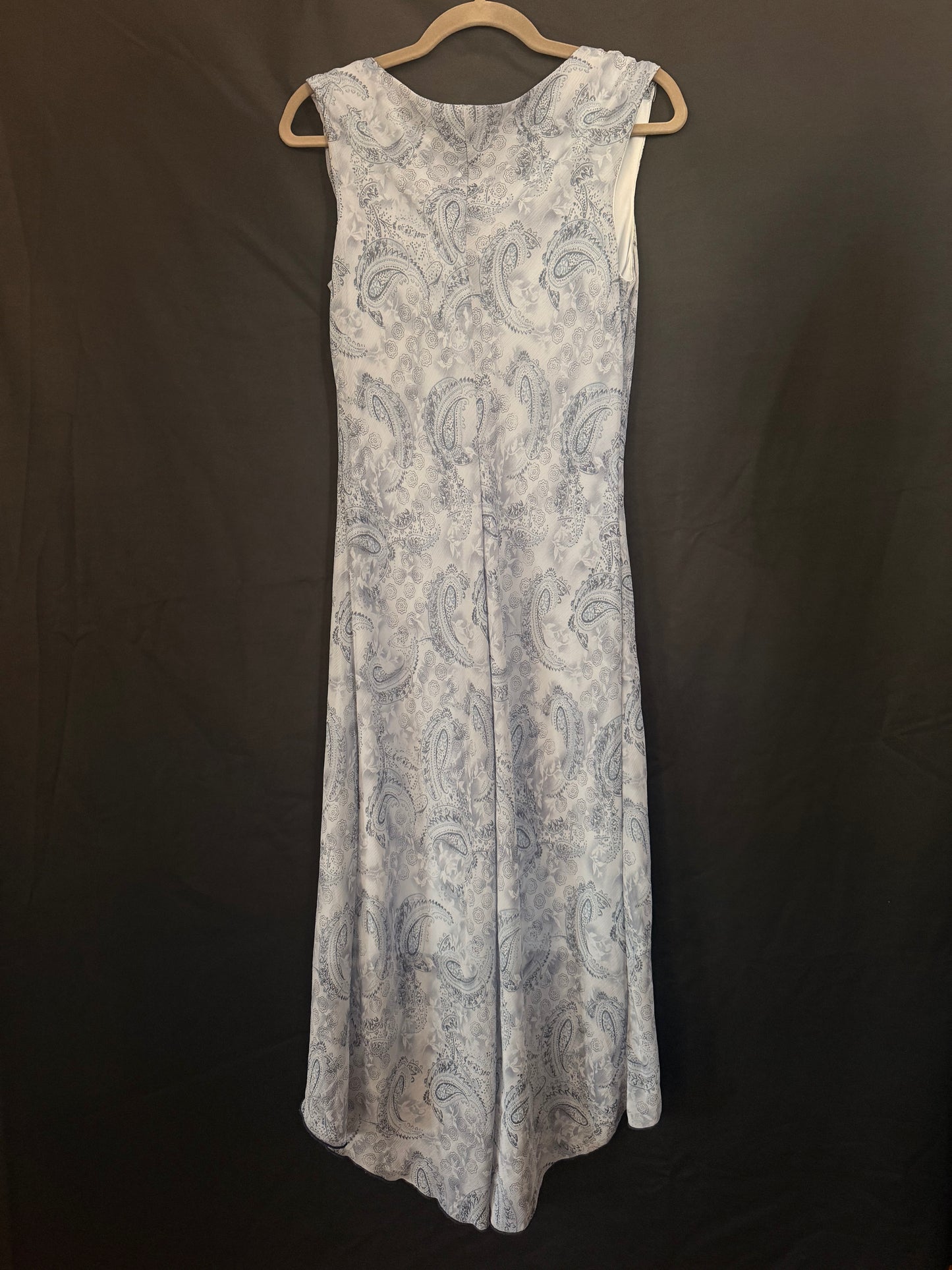 Blue Paisley Dress