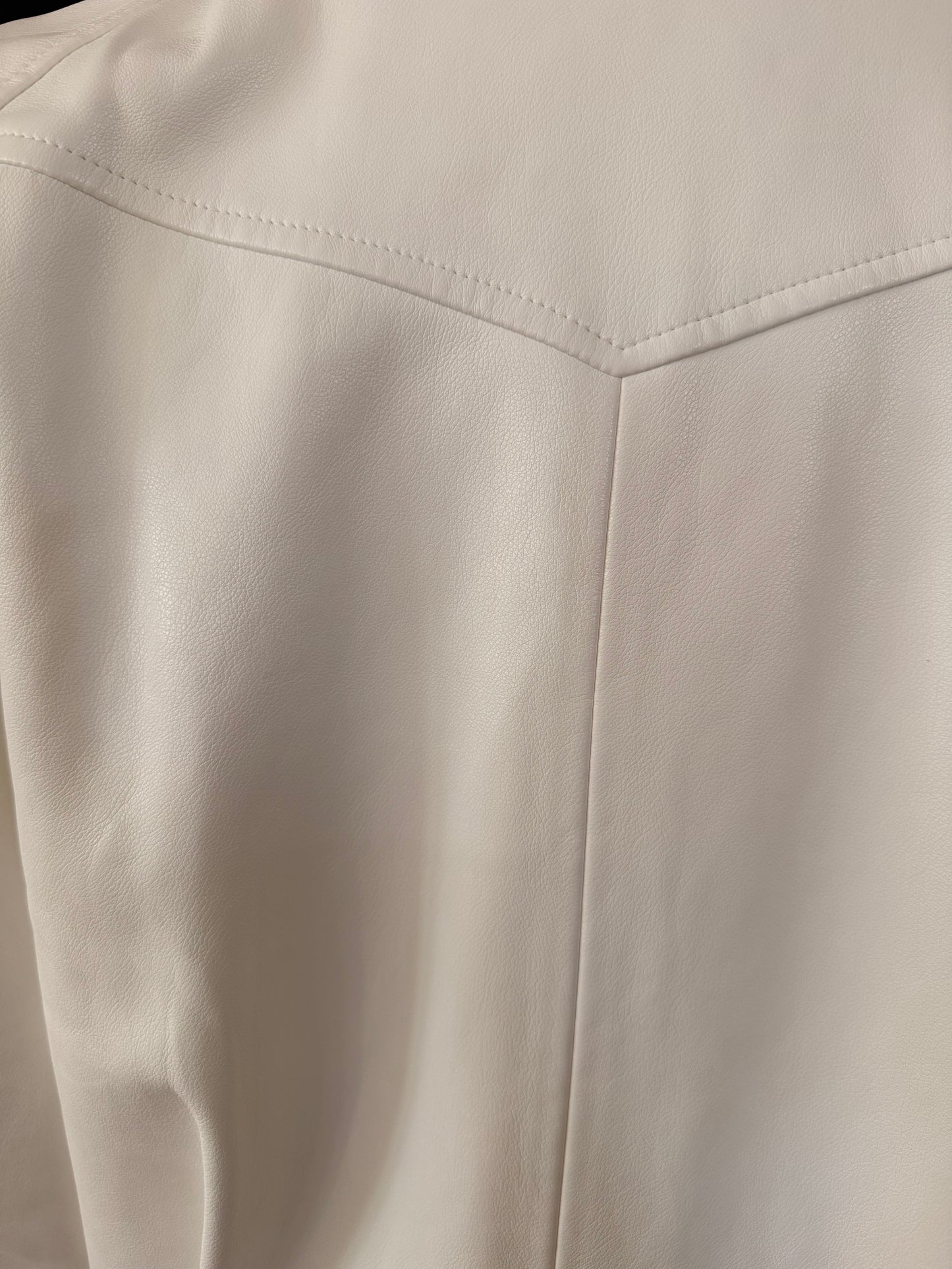 White Leather Jacket