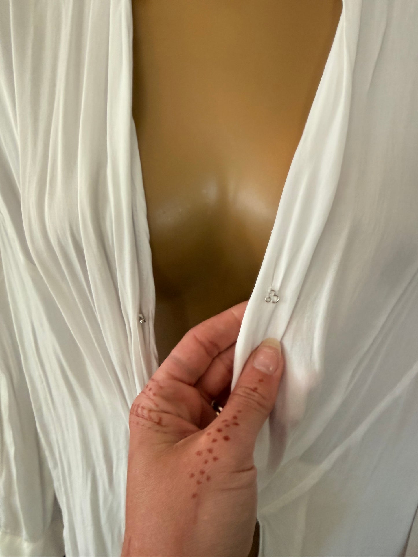 White Long Blouse