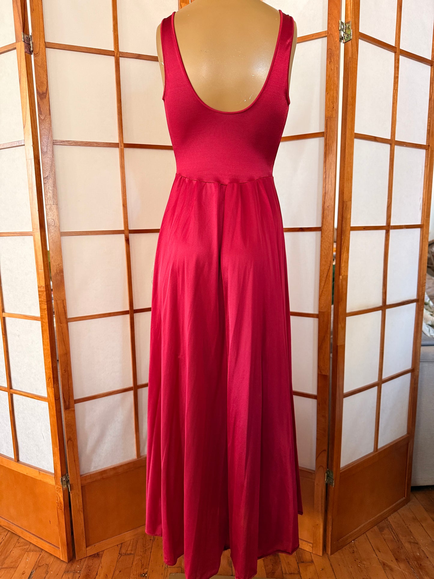 Red Slip Dress