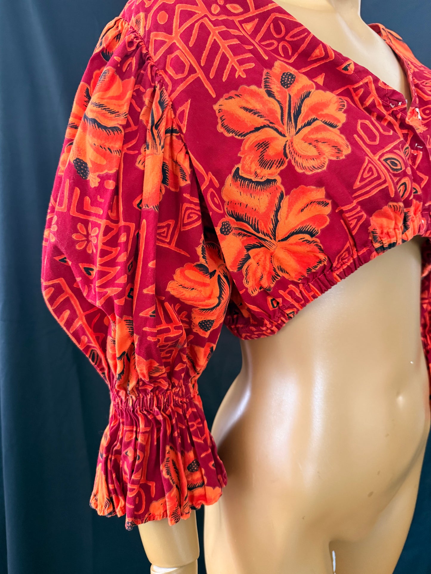 Cropped Hawaiian Shirt