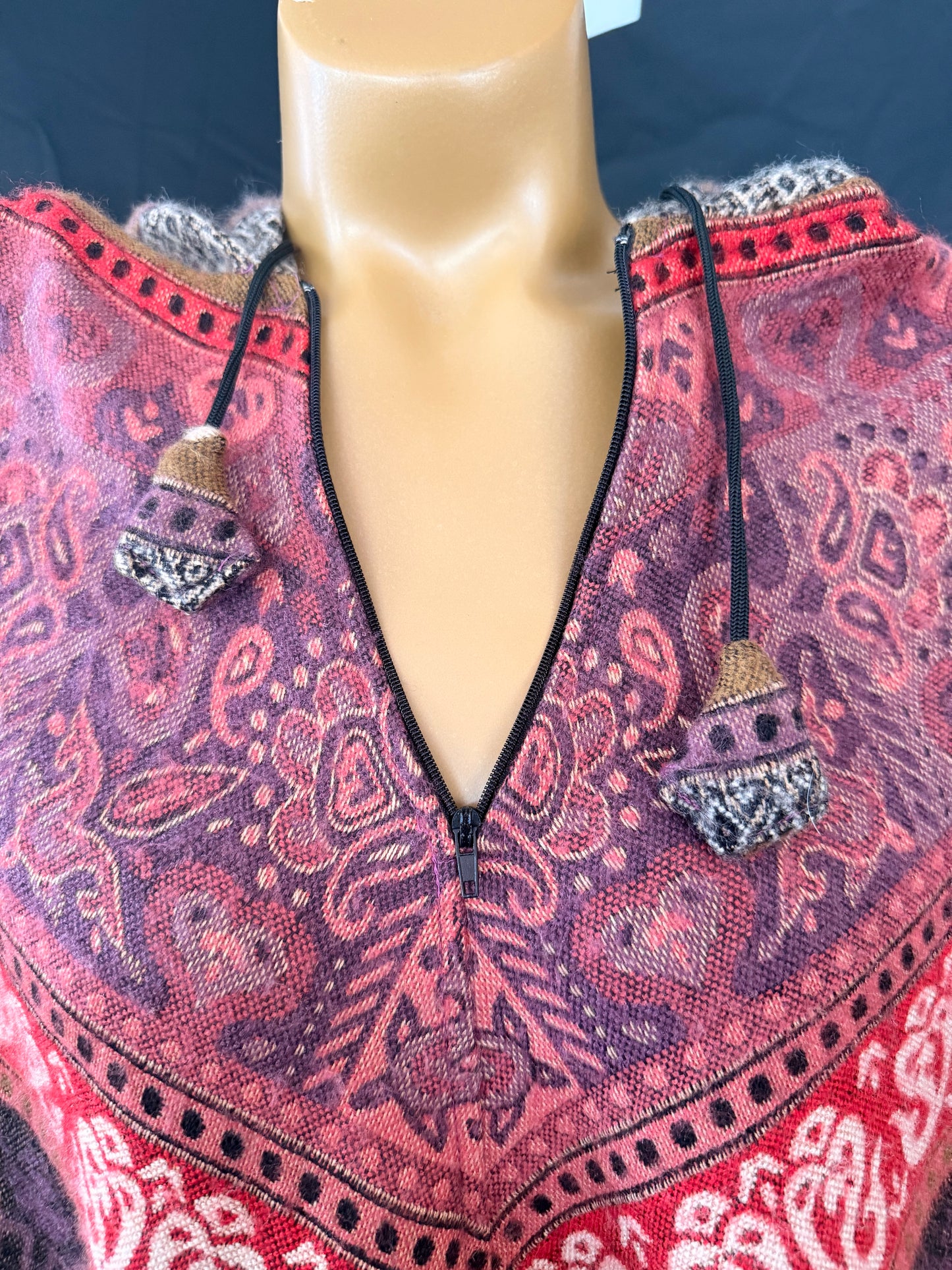 Soft Pink Poncho