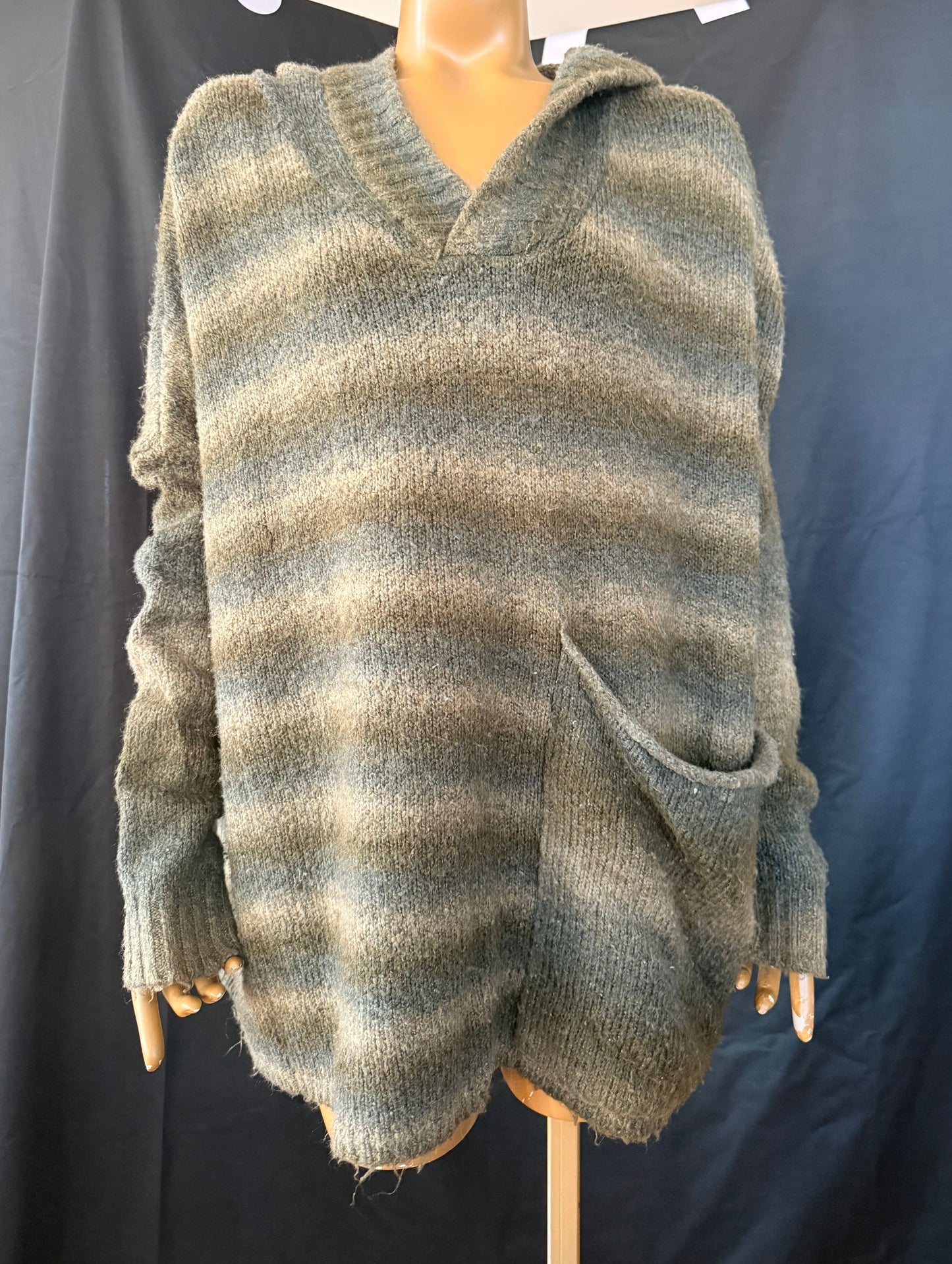 Green Hooded Sweater
