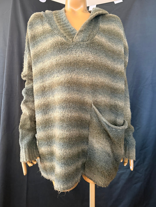 Green Hooded Sweater