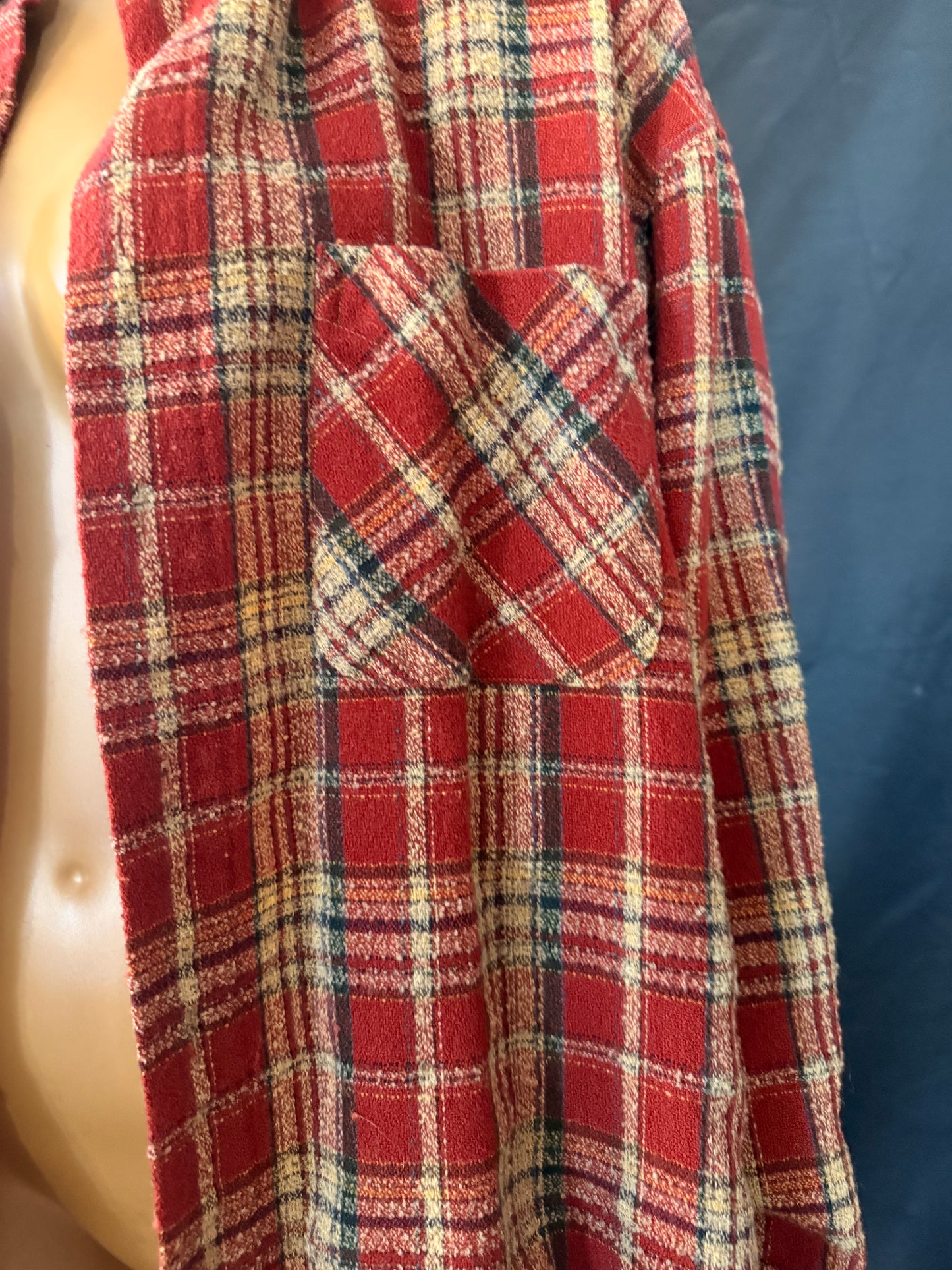 Red Plaid Button Down