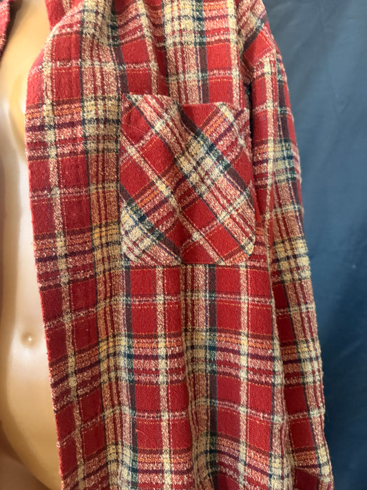 Red Plaid Button Down