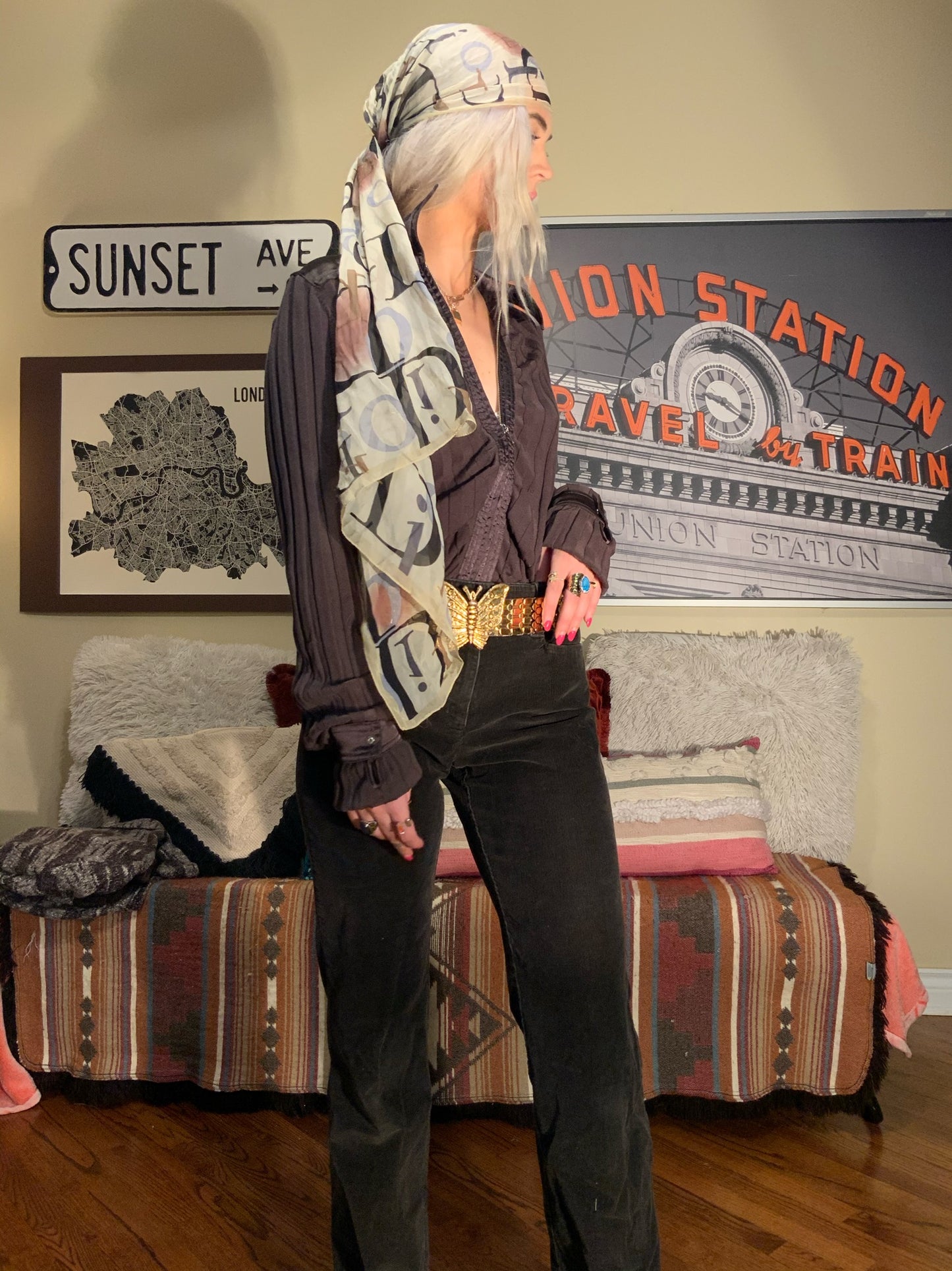 Brown Corduroy Pants