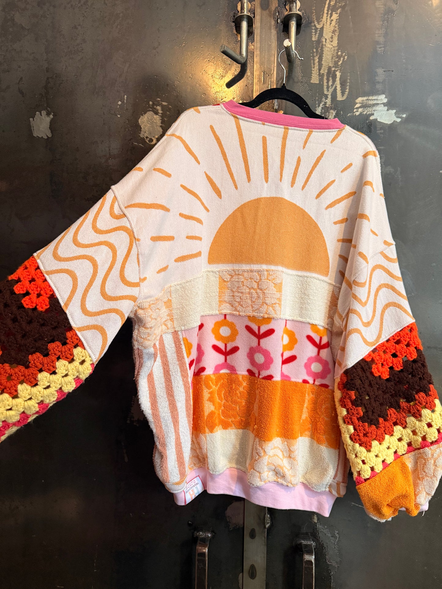 Reclaimed Porch Swing Angel Crewneck