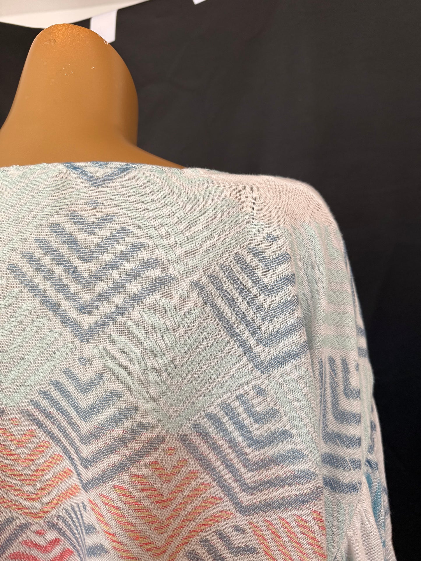 Pink and Blue Shaw