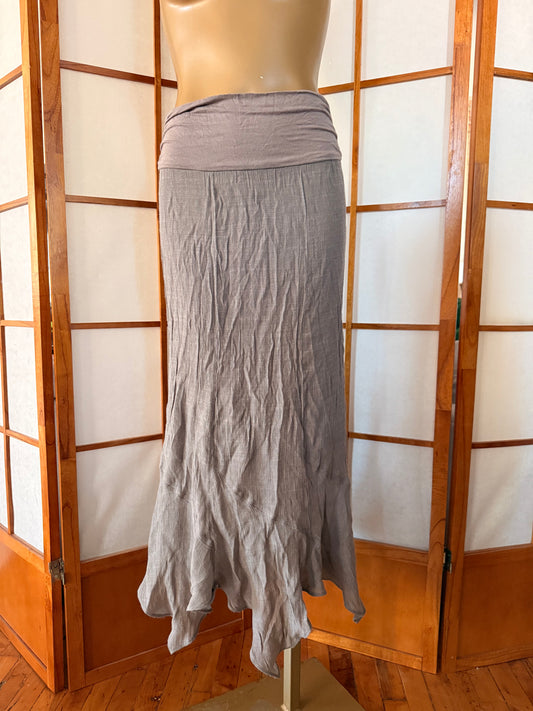 Beige Maxi Skirt
