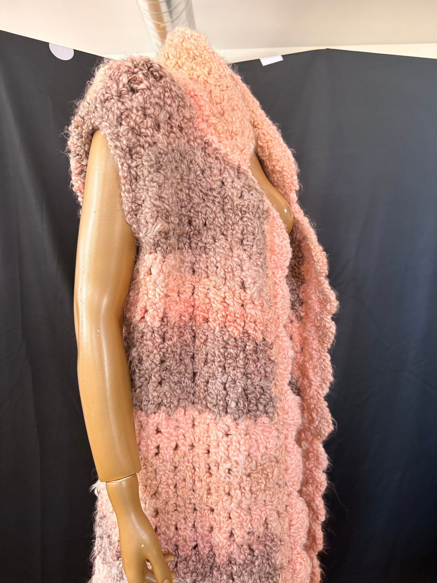 Handmade Knit Long Vest