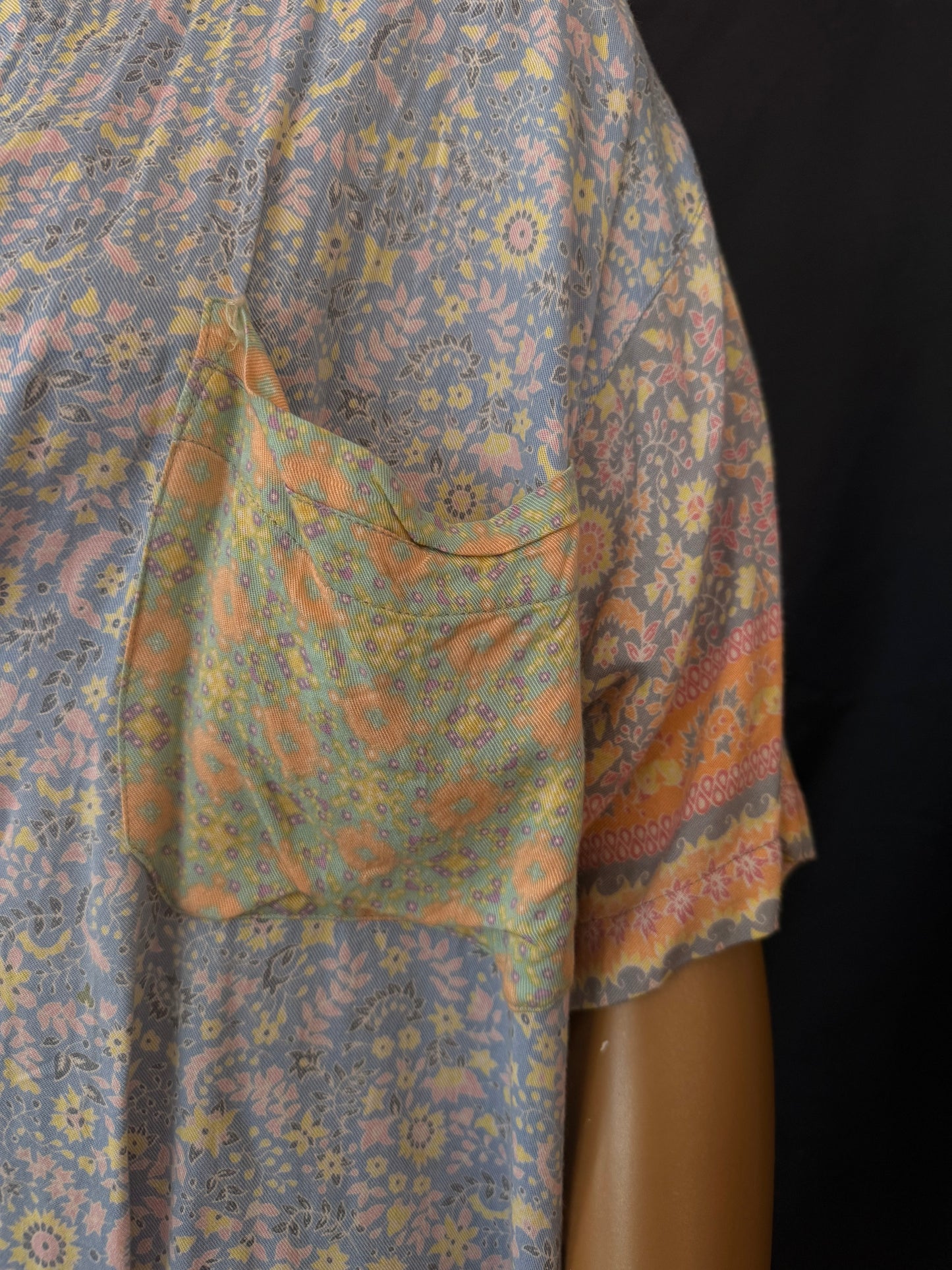 Pastel Short Sleeve Button Down