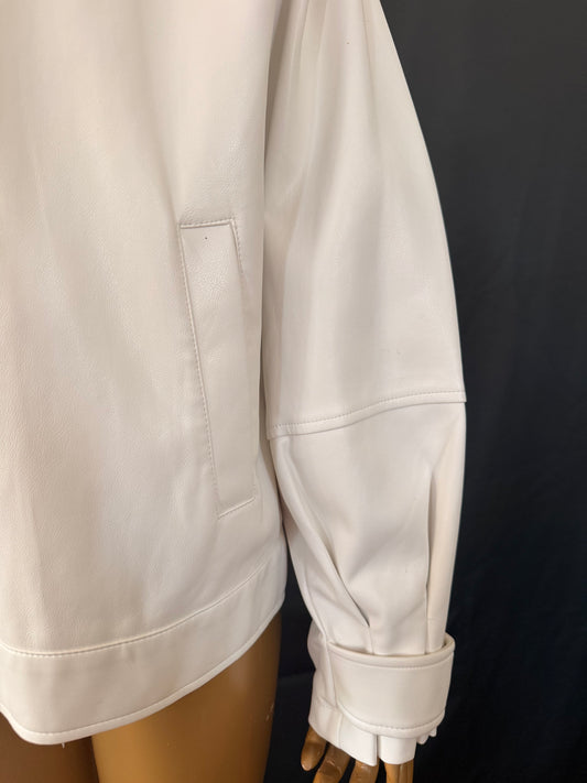White Leather Jacket