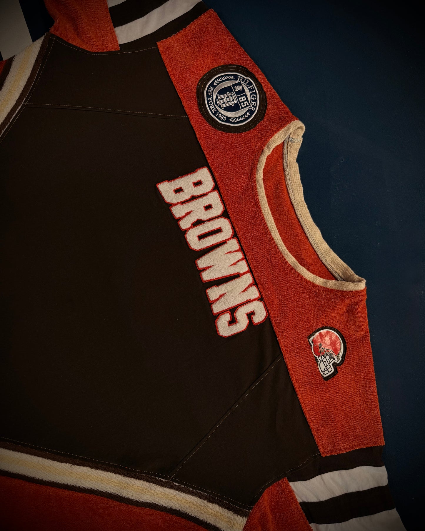 Reclaimed Cleveland Browns Tunic