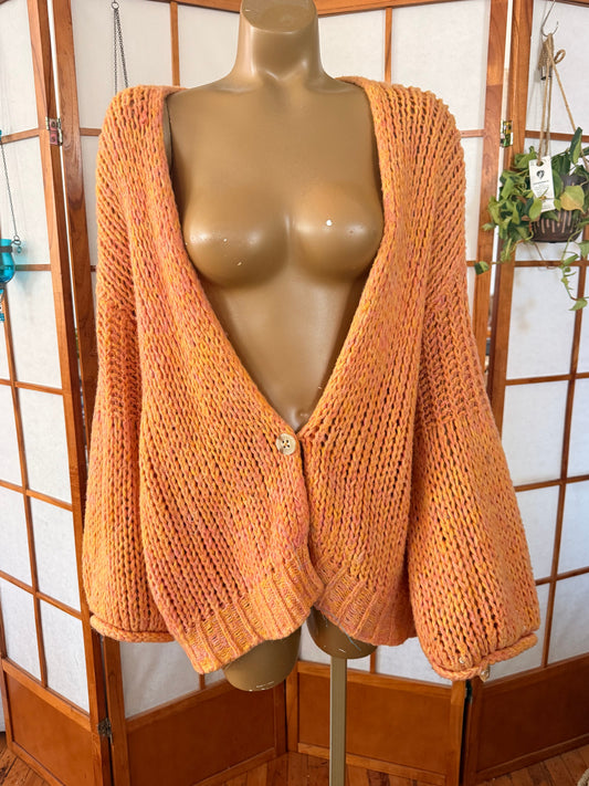 Orange Cardigan