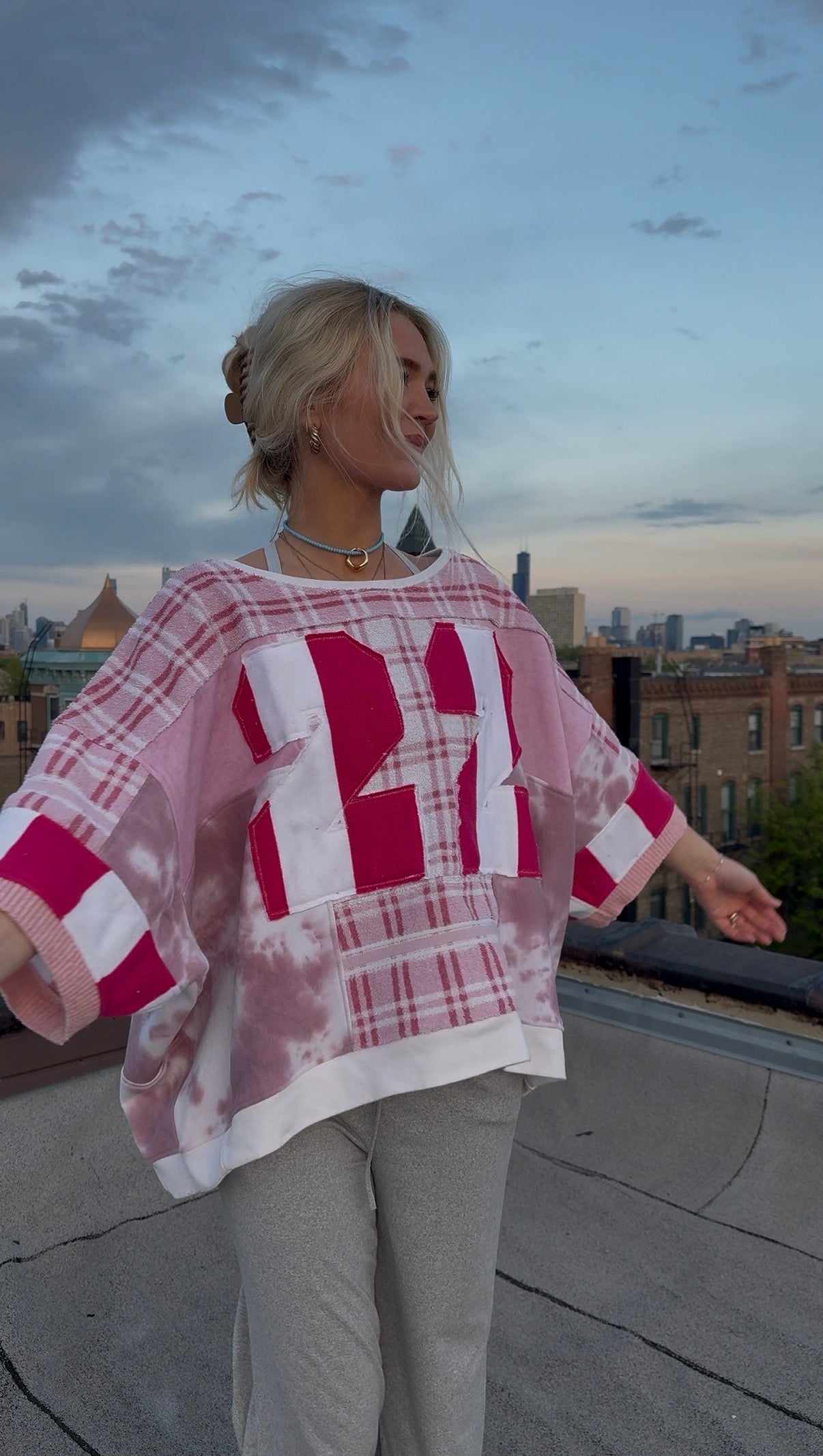 Reclaimed Pink Team Tunic